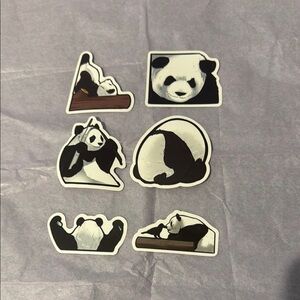 Panda-Themed Pet Stickers